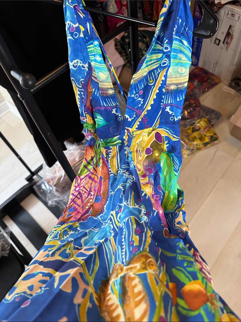 FARM Rio Deep Sea Maxi Dress - Picture 2 of 14